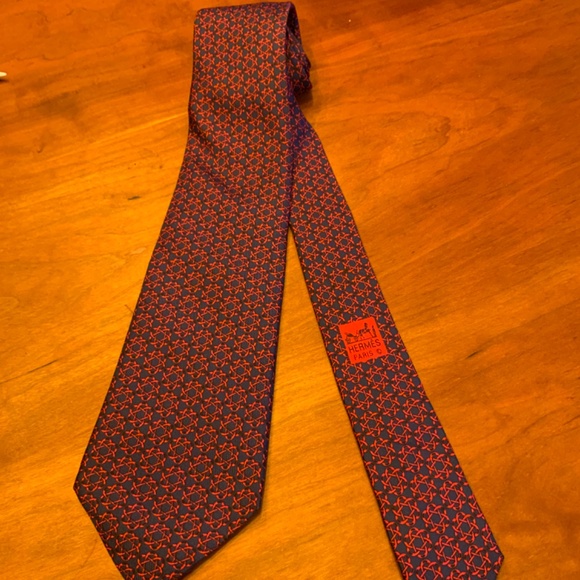 Authentic Hermes Paris Silk  ties - Picture 2 of 6
